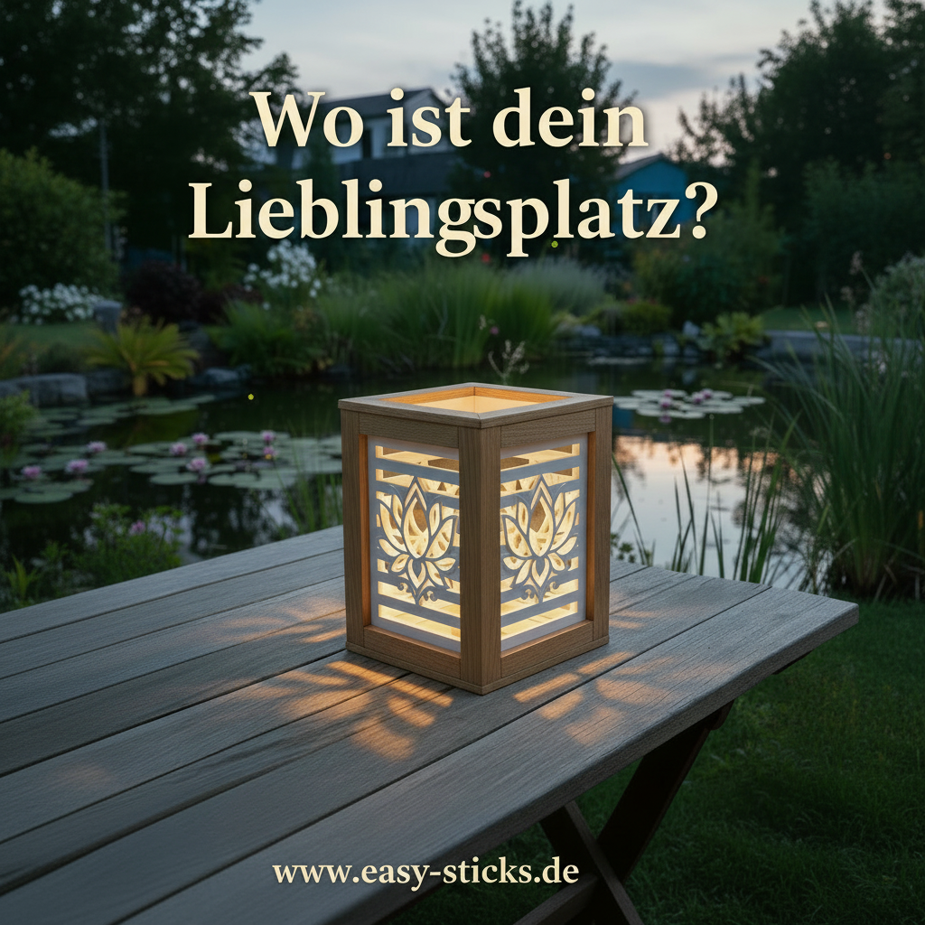 Silikonform Lotusblüte – Perfekt für Easy-Sticks Laternen