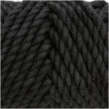 Makramee DIY Material: Rico Design 130g 25m Kreatives Baumwollgarn Schwarz, 5mm Stärke