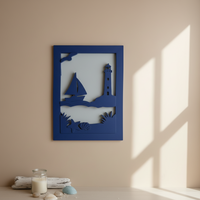 maritime Silikonform für Bild oder Laterne DIY zum Gießen