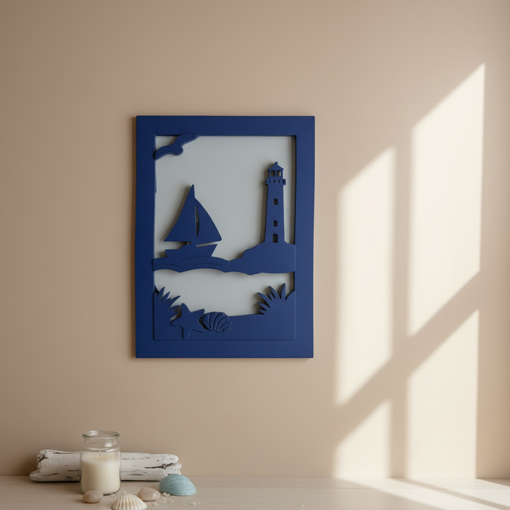 maritime Silikonform für Bild oder Laterne DIY zum Gießen