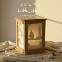 Silikonform - Urlaub Laterne Seitenteil