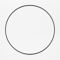 Schlicher metallischer Ring in schwarz, 30cm Durchmesser, ideal für kreative Türkränze, erhältlich bei easy-sticks.