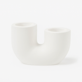 Moderne Silikonform von Easy-Sticks für U-Kerzenhalter in elegantem Weiß, ideal für kreative DIY-Kerzenständer. Perfekt für individuelle Designs und vielseitige Gießmaterialien.