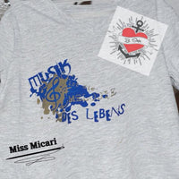 Musik Notenschlüssel ist die Melodie des Lebens Plotterdatei zum download