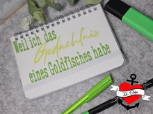 Lade das Bild in den Galerie-Viewer, Planer Sprüche Platz Sachen Geniale Ideen Dinge Sachen Allerbeste Backup Speicher Gedächtnis
