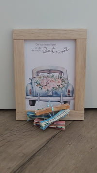 Klötzchen Geschenkidee zur Hochzeit