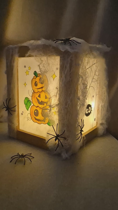 Halloween Laterne Herbst Basteln Anleitung
