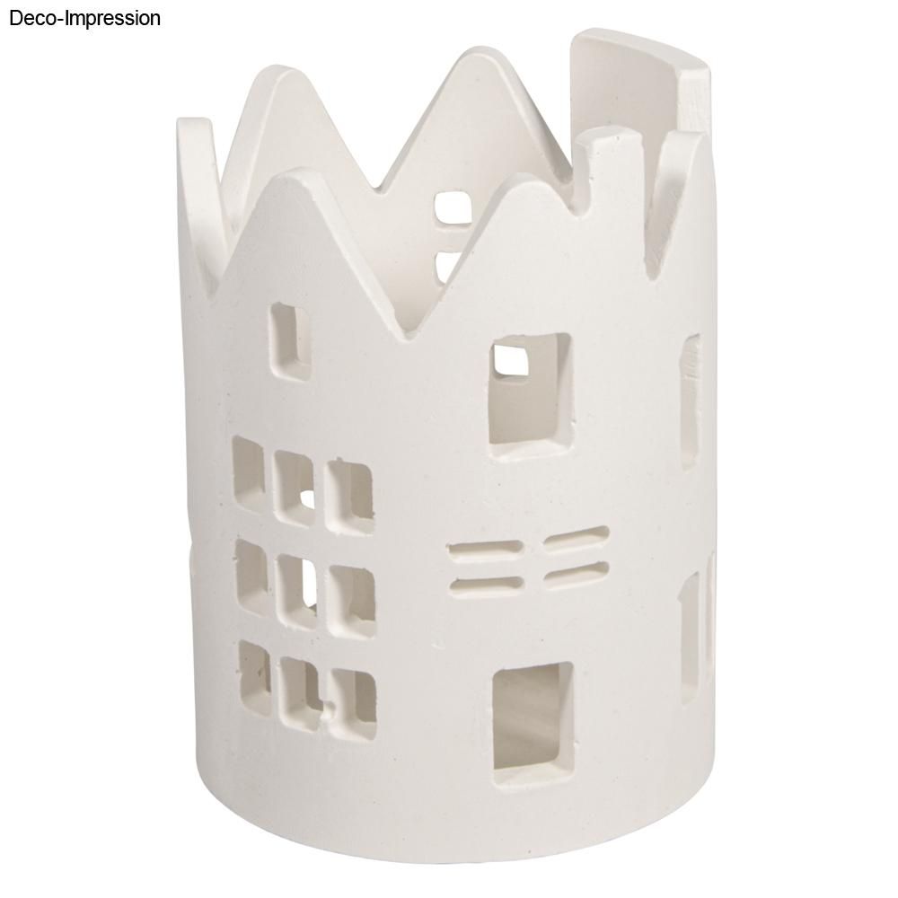 Silikon Gießform Windlicht Häuser ø 8 x H 11,20 cm