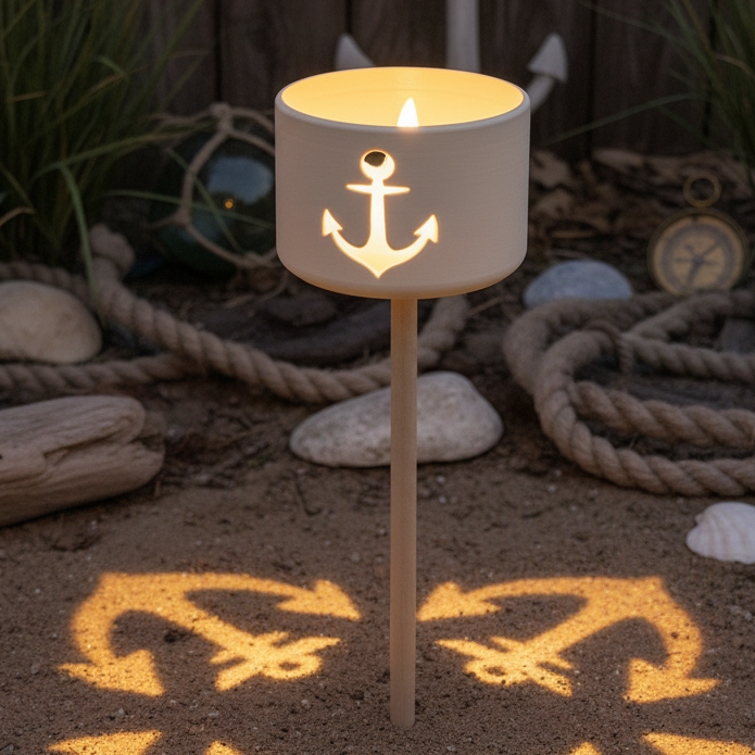 Runde Anker Laterne – professionelles Werbebild