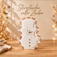 Schneemann Silikonform für deinen 3D Winterdeko