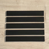 Easy-Sticks Acryl glänzend schwarz, 8 Stück für außen und innen