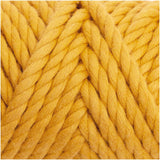 Makramee Garn Kaufen: Rico Design Creative Cotton Cord Senf Gelb, 130g, 25m, 100% Baumwolle, 5mm Stärke