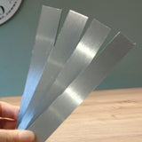 Easy-Sticks silber gebürstet, 4 Stück, UV-beständig, für Innen und Außen Bastelmaterialien
