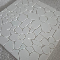 Silikonform - Gänseblümchen Wiese Mosaik Fliese
