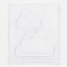 Lade das Bild in den Galerie-Viewer, Gießform Wolke - Hochwertige PET Schablone Für Kreativbeton, 2 Wolkenmotive, Größe 15x9 cm &amp; 10x6 cm
