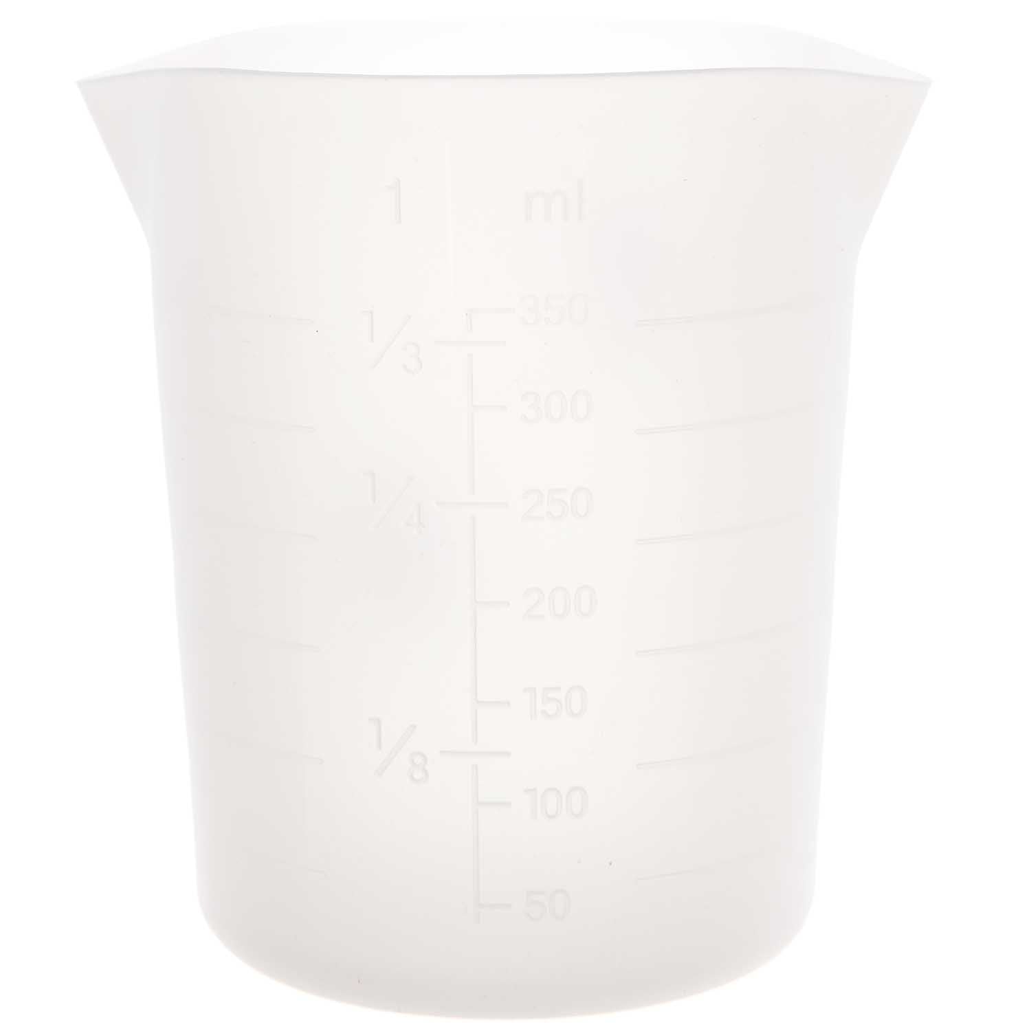 Silikon Messbecher Set Für Gießpulver, 100 Ml & 350 Ml, Präzise Messungen, Leicht Zu Reinigen