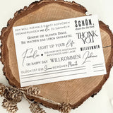 Schön, dass du da bist, Oh Happy Day, Willkommen Zuhause Rub On Sticker