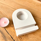 Moderne Silikonform Einschieber Basis von Easy-Sticks, designt für Teelichter und kreative DIY-Projekte.