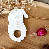 Silikonform Weihnachtsmann – Langlebige Schokoladenhalter Für Festliche Geschenke Merci Schokokugeln Tannenbaum Aufhänger