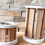 Silikon Gießform Rund Für DIY Windlicht Herstellen - Hochwertiges Material Klötzchen Bastelholz Easysticks