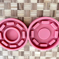 Silikon Gießform Rund Für DIY Windlicht Herstellen - Hochwertiges Material Klötzchen Bastelholz Easysticks