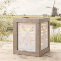 Silikonform - Windmühle Laterne Seitenteill