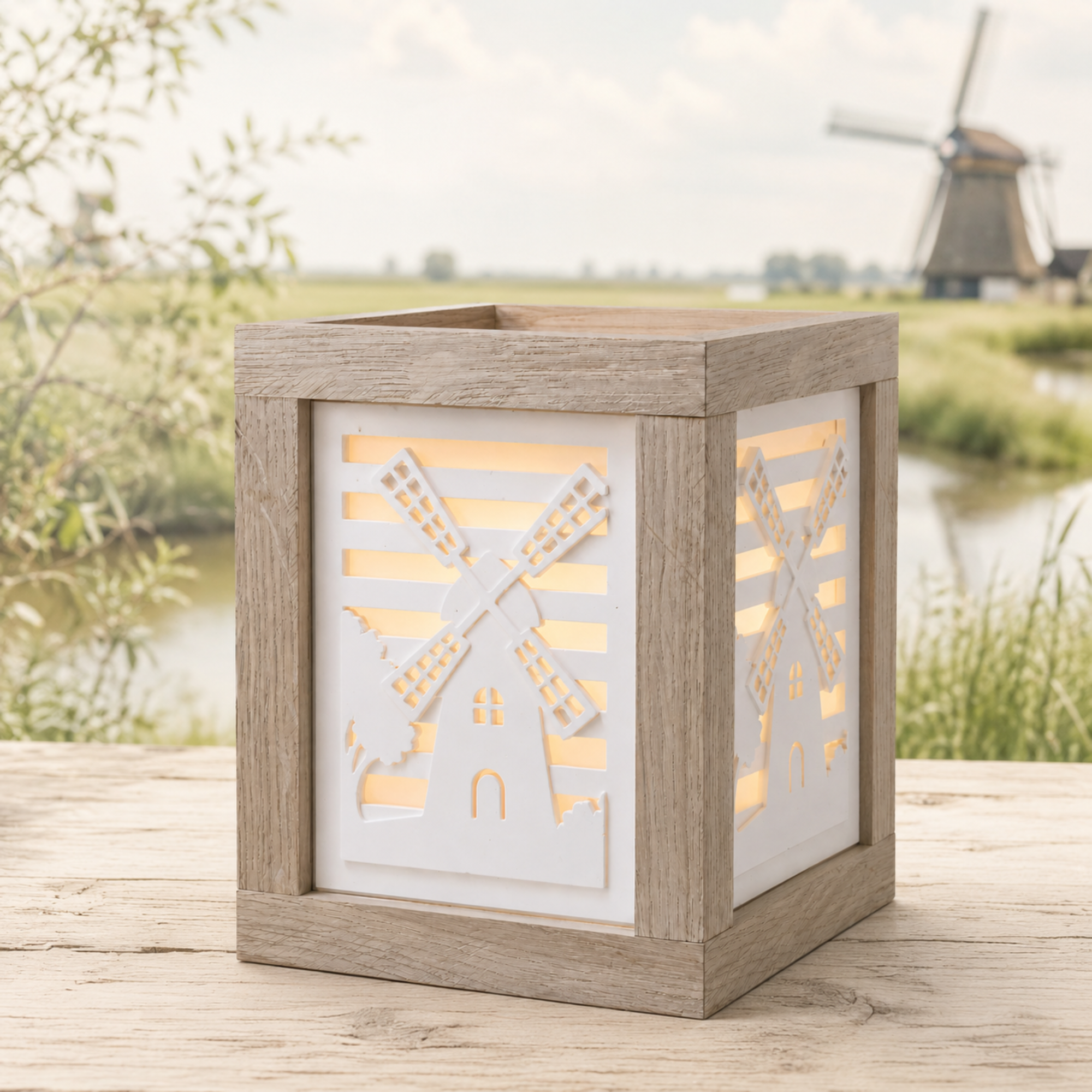 Silikonform - Windmühle Laterne Seitenteill