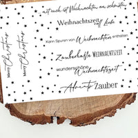 zauberhafteWeihnachtszeit Rub Ons für Klötzchen Easy-Sticks