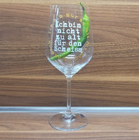 Ich bin nicht zu alt für den Scheiss. Ich bin nur zu alt für den Tag danach! Plotterdatei Party Idee Geschenk Geburtstag T-Shirt Plotter