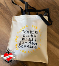 Lade das Bild in den Galerie-Viewer, Ich bin nicht zu alt für den Scheiss. Ich bin nur zu alt für den Tag danach! Plotterdatei Party Idee Geschenk Geburtstag T-Shirt Plotter
