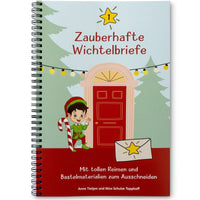 Schönes Cover der Zauberhaften Wichtelbriefe aus dem easy-sticks Wichtelset, perfekt zum Basteln und Erleben der Weihnachtszeit.