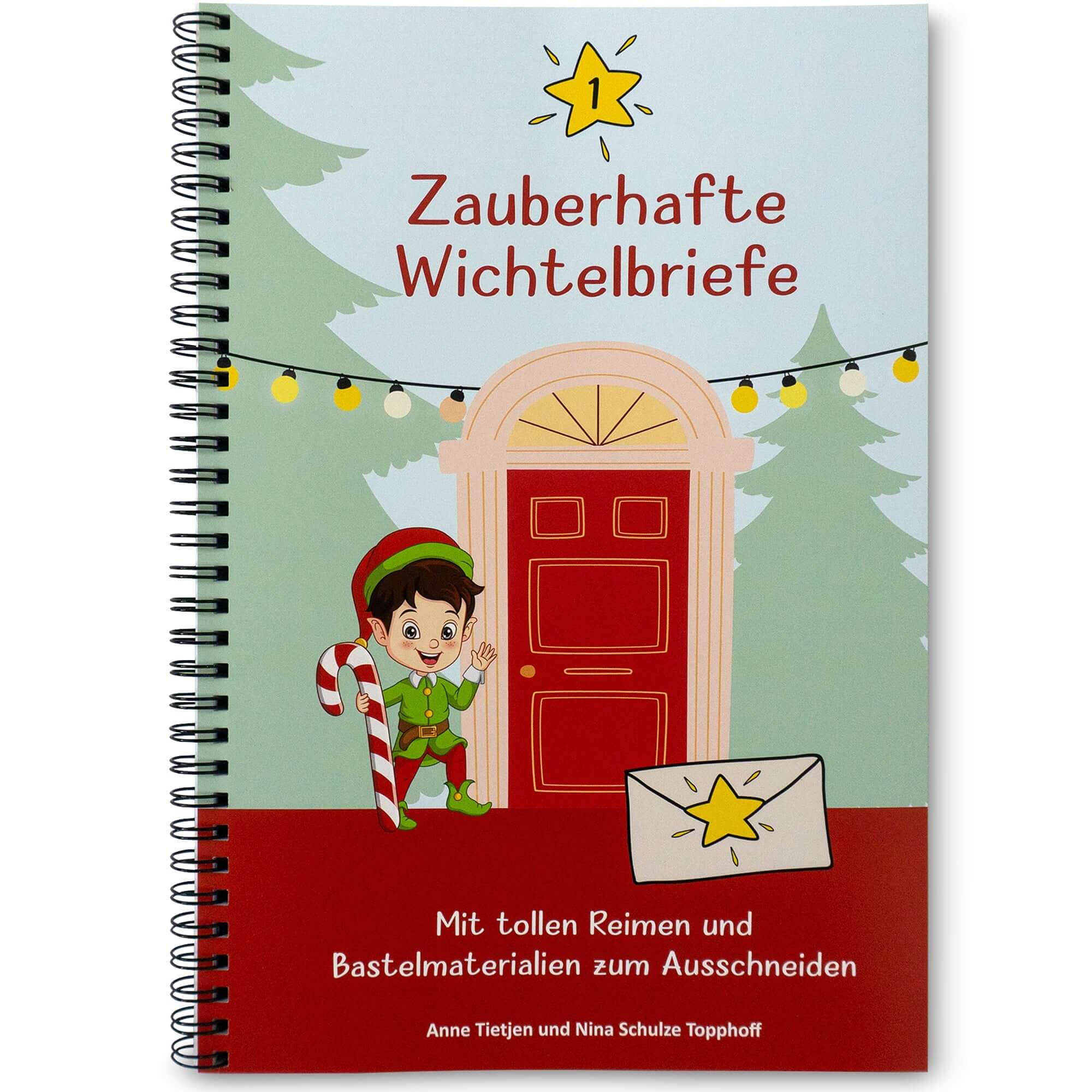 Schönes Cover der Zauberhaften Wichtelbriefe aus dem easy-sticks Wichtelset, perfekt zum Basteln und Erleben der Weihnachtszeit.