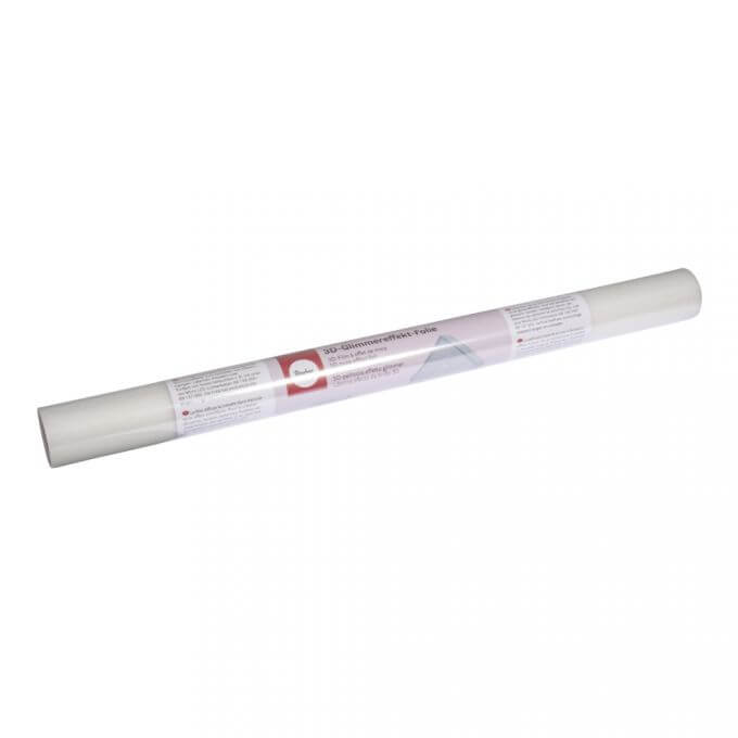 Rolle 3D-Glimmereffekt-Folie von easy-sticks, perfekt für Dekorationen und Bastelarbeiten.