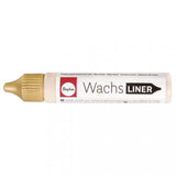 Wachs-Liner Flasche von Rayher in Beige, ideal für das Verzieren von Kerzen - 30ml von easy-sticks.