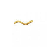 Goldener Wachs-Liner von easy-sticks, ideal für glanzvolle Kerzenverzierungen - 30ml Flasche.