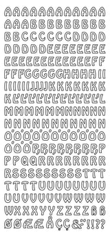 Sticker Buchstaben groß von easy-sticks in stilvollem Design, präsentiert in einer Vielzahl von Formen und Stilen, ideal für kreative Projekte und Personalisierungen.