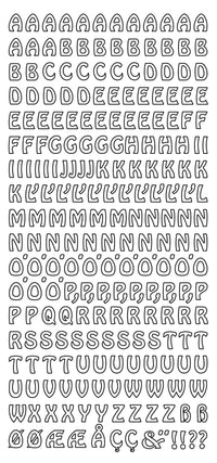 Sticker Buchstaben groß von easy-sticks in stilvollem Design, präsentiert in einer Vielzahl von Formen und Stilen, ideal für kreative Projekte und Personalisierungen.