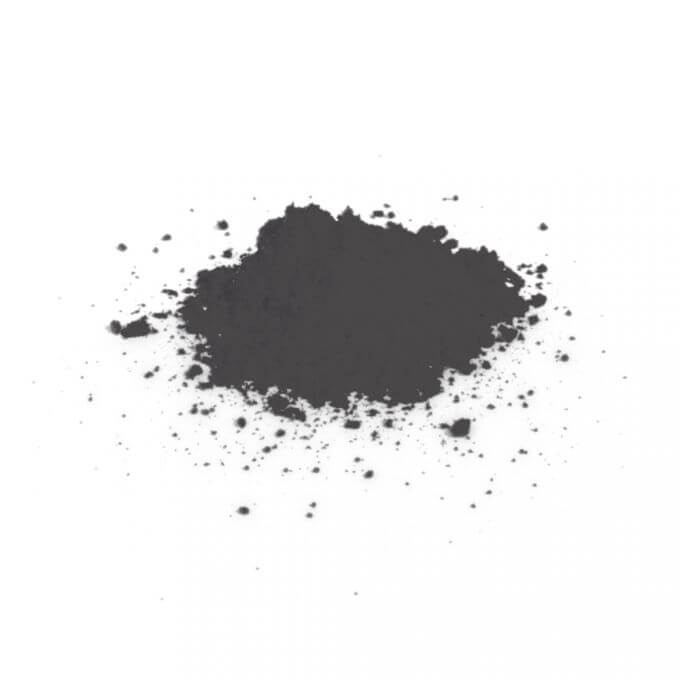 Pulveriges Farbpigment in Anthrazit von Rayher, perfekt zum Einfärben von Gießmassen und Strukturpasten.