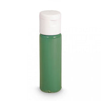 Eine grüne Flasche Farbpigment von Rayher, ideal für DIY-Projekte, aus der Easy-Sticks Farbpigmente Pulver, SB-Box 20 ml - viele Farben.