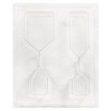 Transparente Gießform für Häuser von easy-sticks, die kreative Möglichkeiten für DIY-Projekte eröffnet - Häuser Gießform - 4 Häuser.