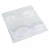 Transparente Gießform mit vier Fischformen in unterschiedlichen Größen von Easy-Sticks - Gießform: Fische.