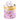 Bunte und kreative STAMPO Scrap Stempel von easy-sticks in einer transparenten Dose, ideal zum Basteln von Geburtstagskarten und Scrapbooking.