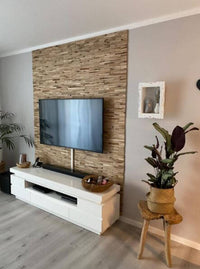 Holztisch aus Easy-Sticks 3.0 Kurz aus Eiche, kreative Einrichtungsidee für ein stilvolles und einzigartiges Zuhause.