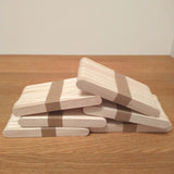 Bastelholzstäbe Easy Ice-Sticks 1,8 Cm X 15 Cm, 50 Stück Für Kreative Ideen Und Dekorationsprojekte