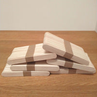Bastelholzstäbe Easy Ice-Sticks 1,8 Cm X 15 Cm, 50 Stück Für Kreative Ideen Und Dekorationsprojekte