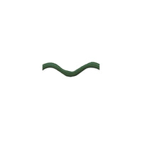 Grüner Wachsstift von easy-sticks in einer geschwungenen Form, ideal zum Verzieren von Kerzen. Wachs-Liner Flasche 30ml - verschiedene Farben.