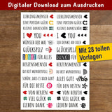 Kerzensticker mit Dankeschön und Glücksmotiven von easy-sticks – Digitaler Download mit 28 kreativen Vorlagen für eine persönliche Note bei Kerzen.