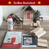 Großes Easy-Sticks DIY Wichtelset mit Bastelmaterialien, Anleitungen und Wichtelbriefen, ideal für kreative Weihnachtsbasteleien von easy-sticks.