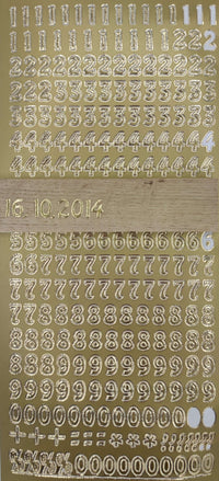 Goldene Zahlen Sticker von easy-sticks, dekorative Aufkleber mit klaren, funkelnden Zahlen für kreative Gestaltungen, ideal für Feiern und Anlässe.